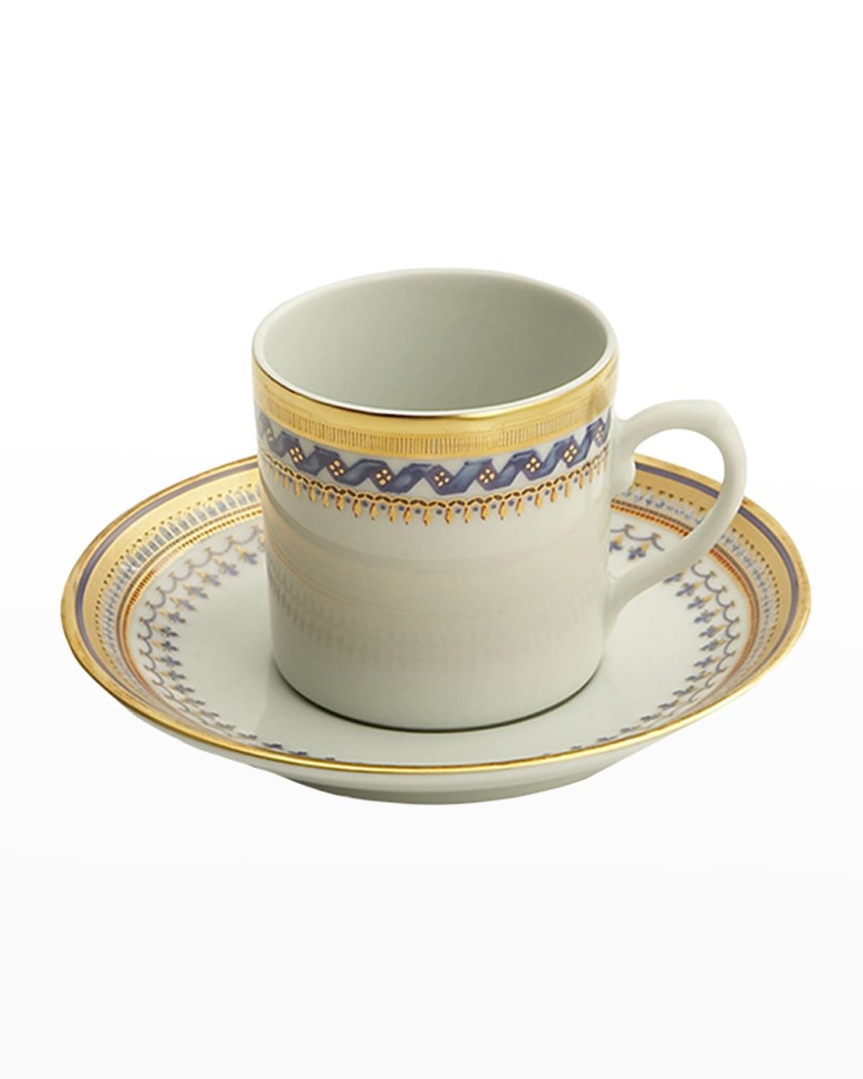 Chinoise Blue Tea Cup w/ Saucer